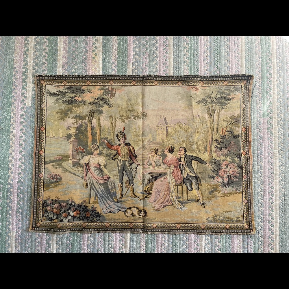 Vintage French tapestry
